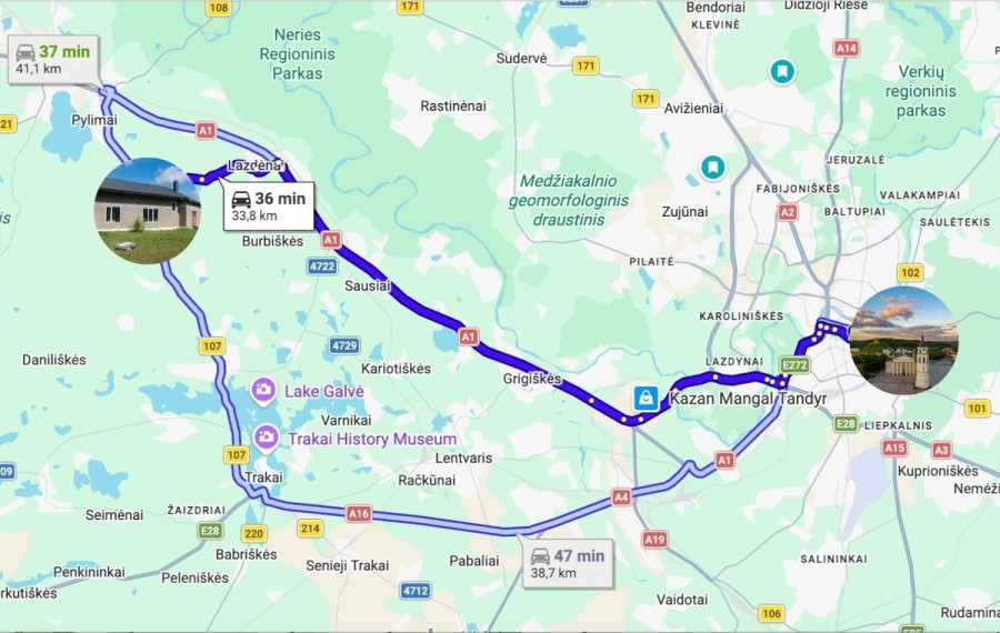Parduodamas namas Meiriškių g., Meiriškių k., Trakų r. sav., 230.91 m2 ploto, 2 aukštai 34