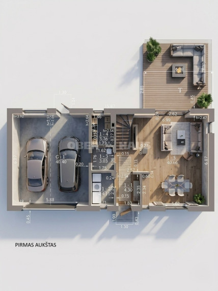 Parduodamas namas Drevininkų g., Trakų Vokė, Vilniaus m., Vilniaus m. sav., 170.84 m2 ploto, 2 aukštai 20