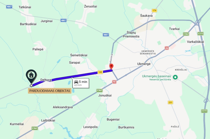 Parduodamas namas Armonos g., Deltuvos mstl., Ukmergės r. sav., 92.52 m2 ploto, 1 aukštai 24