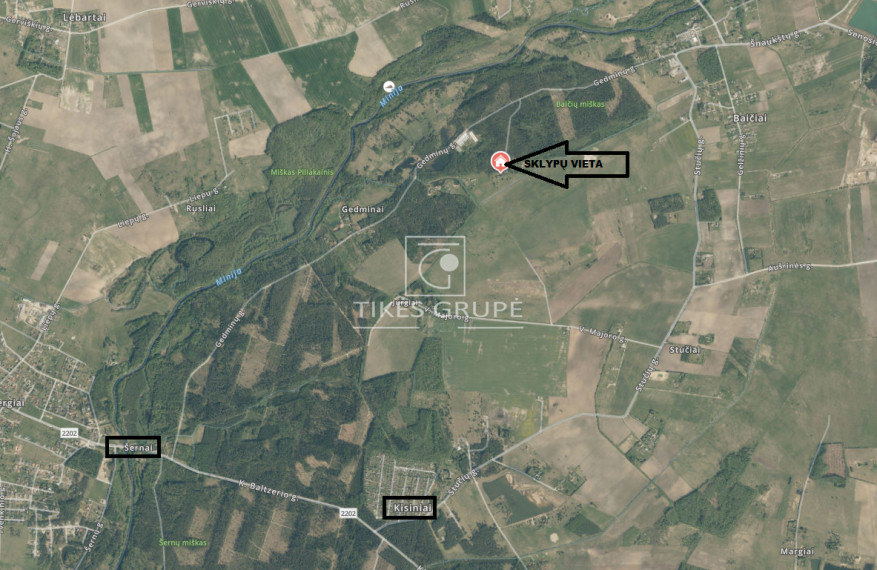 Parduodamas  sklypas Gedminų k., Klaipėdos r. sav., 33 a ploto 1