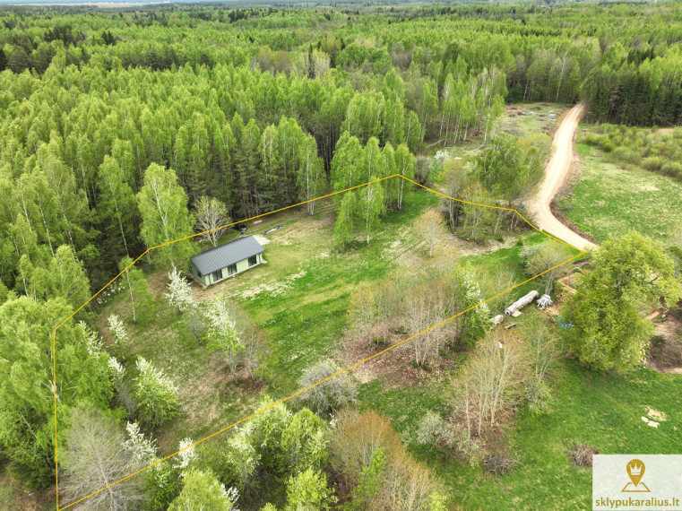 Parduodamas namas Miško g., Girinių k., Molėtų r. sav., 75.78 m2 ploto, 1 aukštai 13