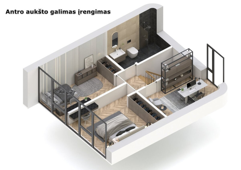 Parduodamas namas Žeimenos g., Žaliakalnis, Kauno m., Kauno m. sav., 97.55 m2 ploto, 2 aukštai 25
