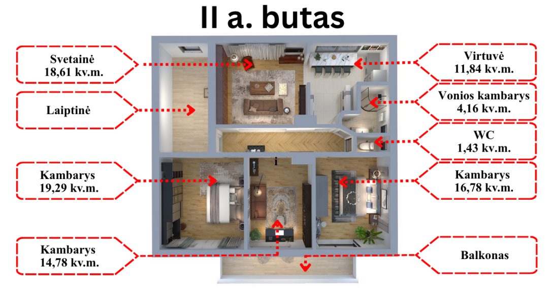 Parduodamas namas A. Mackevičiaus g., Žaliakalnis, Kauno m., Kauno m. sav., 273.59 m² ploto 7 kambariai 15