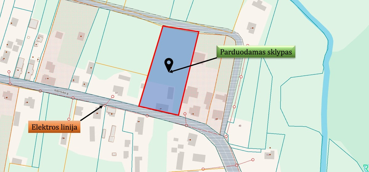 Parduodamas kitos paskirties sklypas Subotnikų g., Dieveniškių mstl., Šalčininkų r. sav., 48 a ploto 3