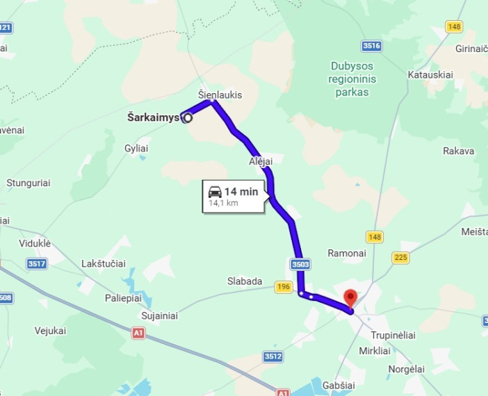 Parduodamas namas Raseinių r. sav., Šarkaimio k., Šarkaimio k., 104.9 m2 ploto, 1 aukštai 14