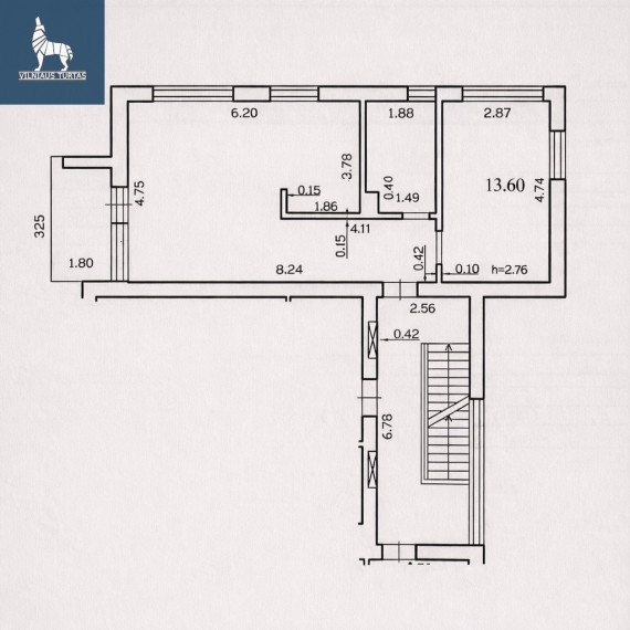 Parduodamas butas Santariškių g., Santariškės, Vilniaus m., Vilniaus m. sav., 51.14 m2 ploto, 2 kambariai 18