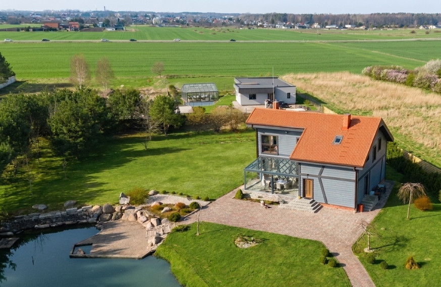 Parduodamas namas Pušų g., Parąžės k., Kretingos r. sav., 179.72 m2 ploto, 2 aukštai 1
