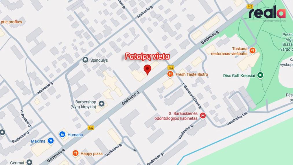 Nuomojamos patalpos Gedimino g., Kaišiadoryse, 36.72 kv.m ploto 12