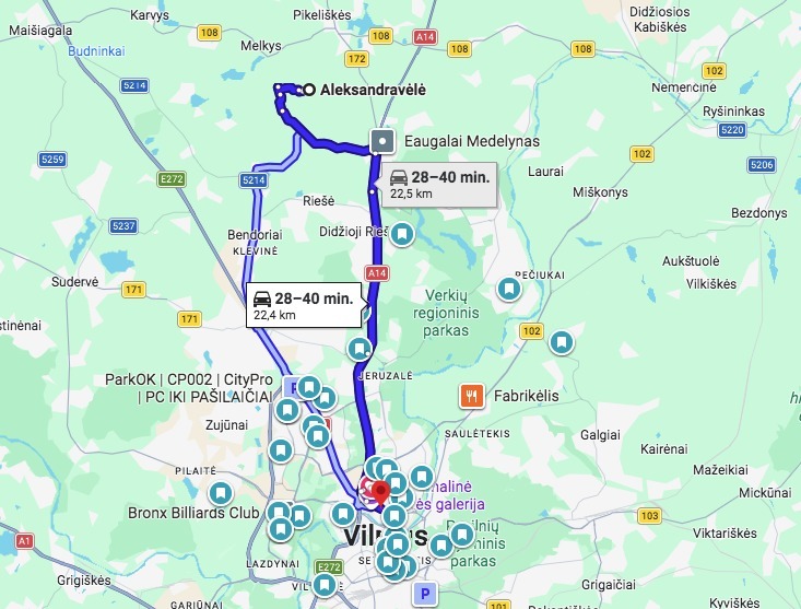 Parduodamas  sklypas Aleksandravėlės vs., Vilniaus r. sav., 328.03 a ploto 14