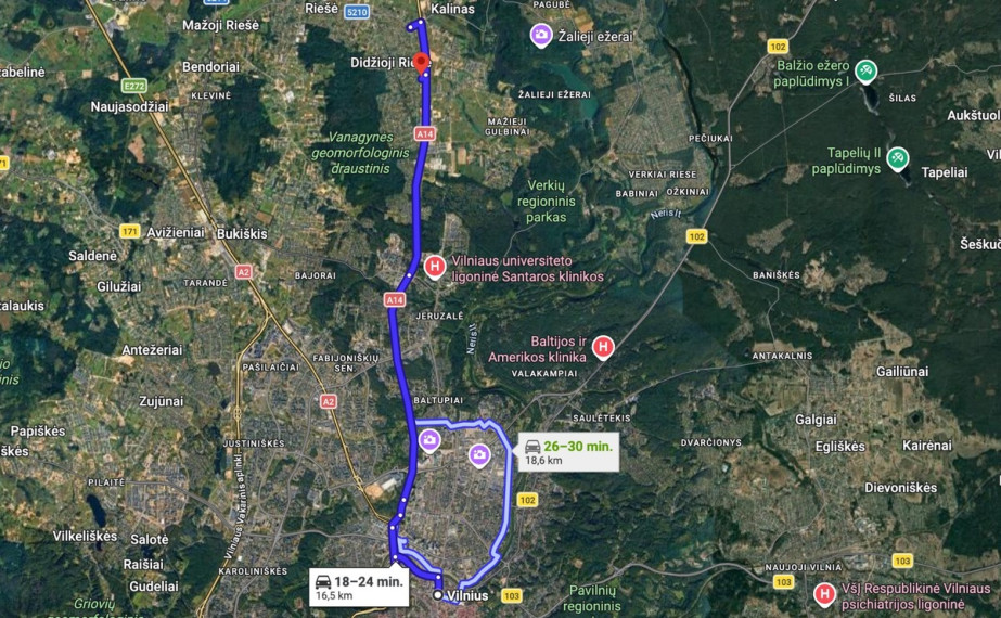 Parduodamas  sklypas Molėtų pl., Didžiosios Riešės mstl., Vilniaus r. sav., 62.96 a ploto 15