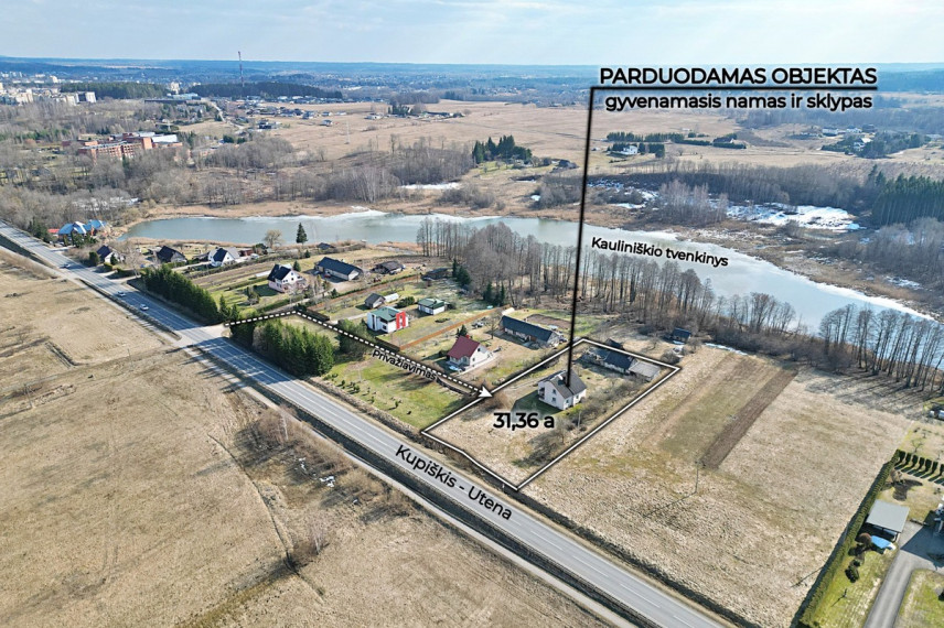 Parduodamas namas Kauliniškio k., Utenos r. sav., 241.8 m2 ploto, 2 aukštai 29