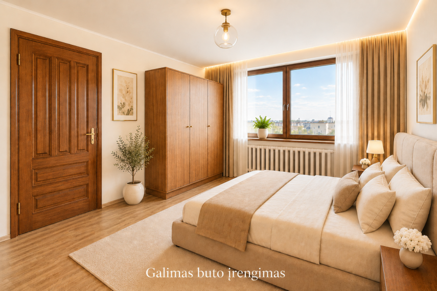 Parduodamas butas Šiaulių m., Šiaulių m. sav., 46.80 m² ploto 2 kambariai 10