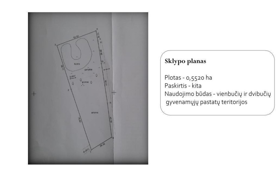 Parduodamas  sklypas Giedraičių g., Gavėnių k., Širvintų r. sav., 55.2 a ploto 9