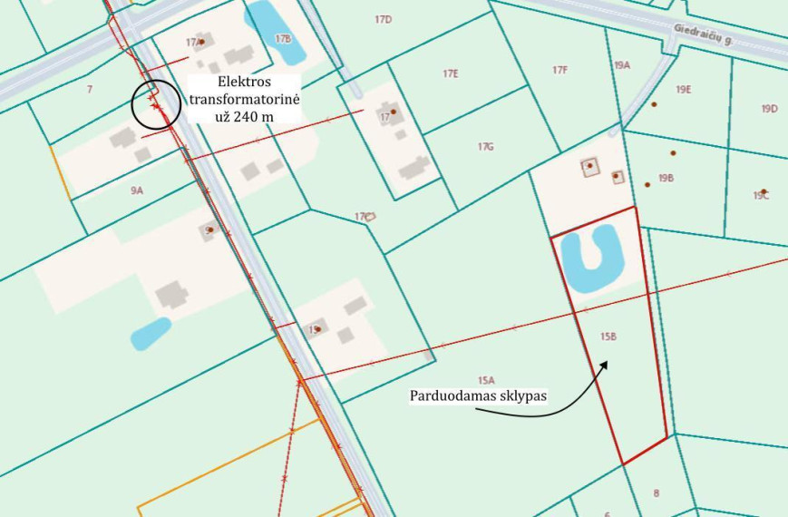 Parduodamas  sklypas Giedraičių g., Gavėnių k., Širvintų r. sav., 55.2 a ploto 14