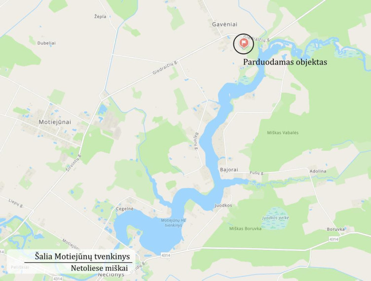 Parduodamas  sklypas Giedraičių g., Gavėnių k., Širvintų r. sav., 55.2 a ploto 15