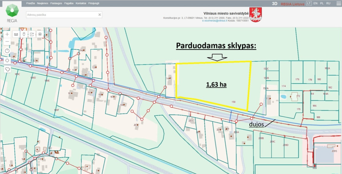 Parduodamas  sklypas Pramonės g., Vilniaus m., Vilniaus m. sav., 163 a ploto 12