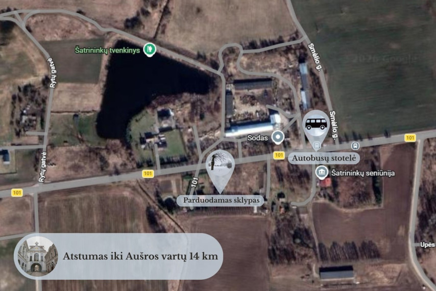Parduodamas  sklypas Šumsko pl., Šatrininkų k., Vilniaus r. sav., 22 a ploto 10