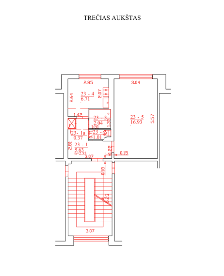 Parduodamas butas Statybininkų pr., Žardininkai, Klaipėdos m., Klaipėdos m. sav., 32.69 m² ploto 1 kambarys 13