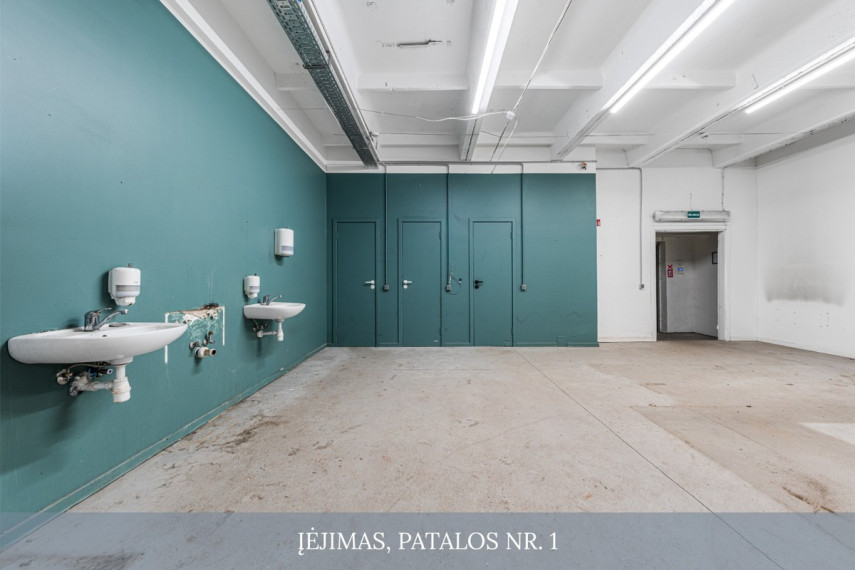 Nuomojamos gamybinės, paslaugų, prekybos, sandėliavimo patalpos Vytenio g., Vilniaus m., Vilniaus m. sav., 406.01 m2 ploto 2