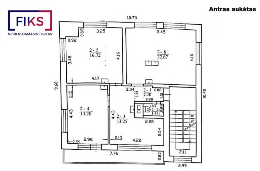 Parduodamos patalpos Aukštaičių g., Žaliakalnis, Kauno m., Kauno m. sav., 247.00 m² ploto 37