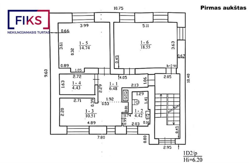 Parduodamos patalpos Aukštaičių g., Žaliakalnis, Kauno m., Kauno m. sav., 247.00 m² ploto 39