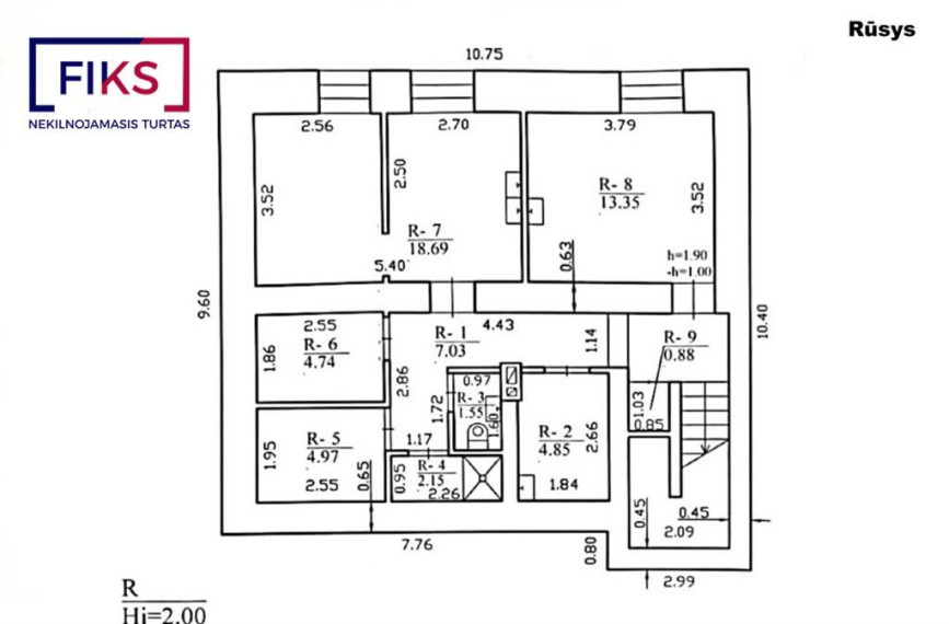 Parduodamos patalpos Aukštaičių g., Žaliakalnis, Kauno m., Kauno m. sav., 247.00 m² ploto 40