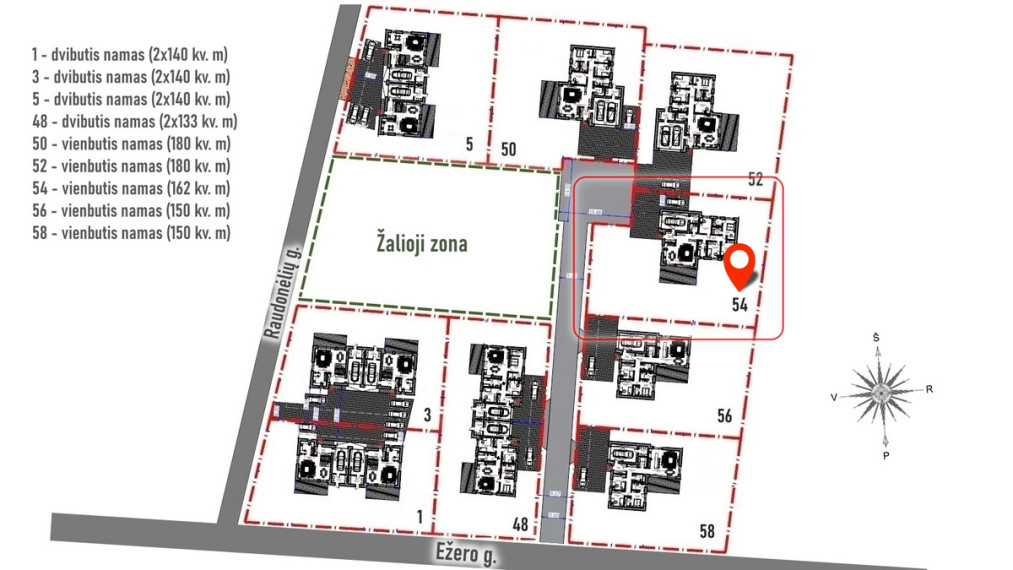 Parduodamas namas Ežero g., Didžiasalio k., Vilniaus r. sav., 162.5 m2 ploto, 1 aukštai 5