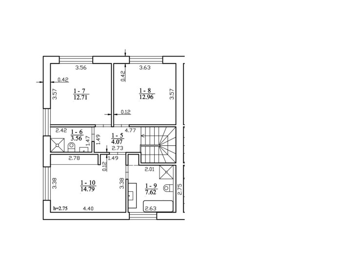 Parduodamas namas Vaišvydavos k., Kauno r. sav., 120.00 m² ploto 4 kambariai 3