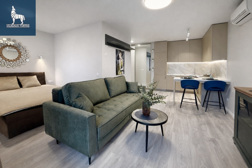 Parduodamas butas Kernavės g., Šnipiškės, Vilniaus m., Vilniaus m. sav., 34.71 m2 ploto, 1 kambariai 2