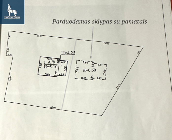 Parduodamas kitos paskirties sklypas Vilniaus r. sav., Skaidiškių k., Miško g., 9.5 a ploto 9