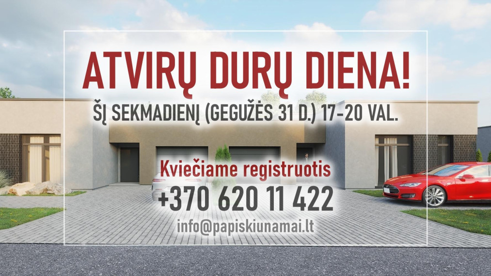 Parduodamas namas Kalvų g., Papiškių k., Vilniaus r. sav., 126.00 m² ploto 4 kambariai 2