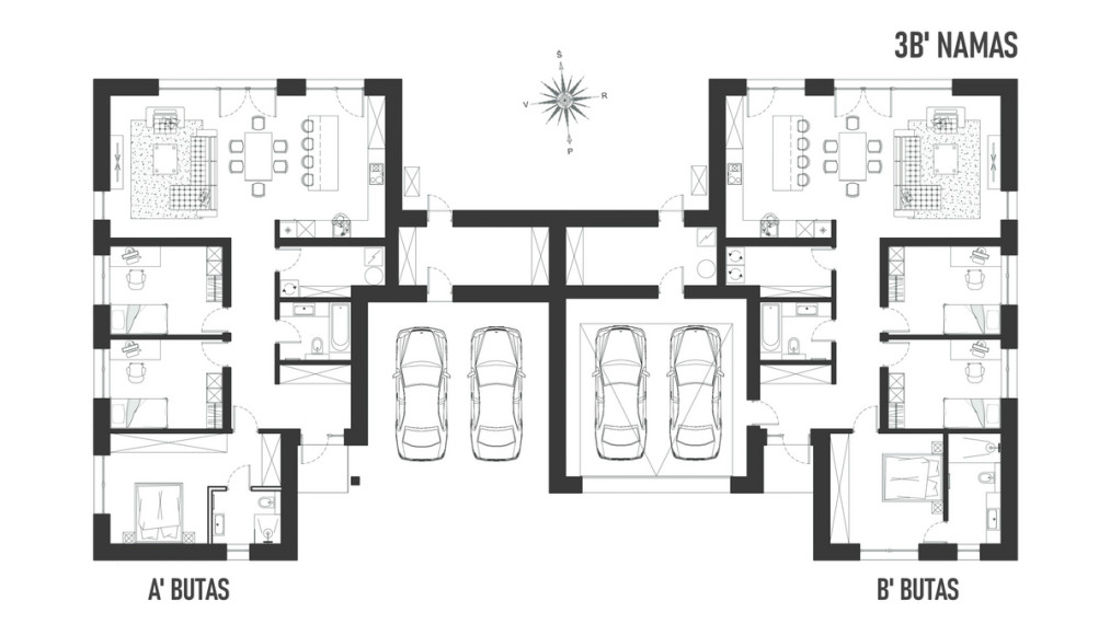 Parduodamas namas Kalvų g., Papiškių k., Vilniaus r. sav., 126.00 m² ploto 4 kambariai 8