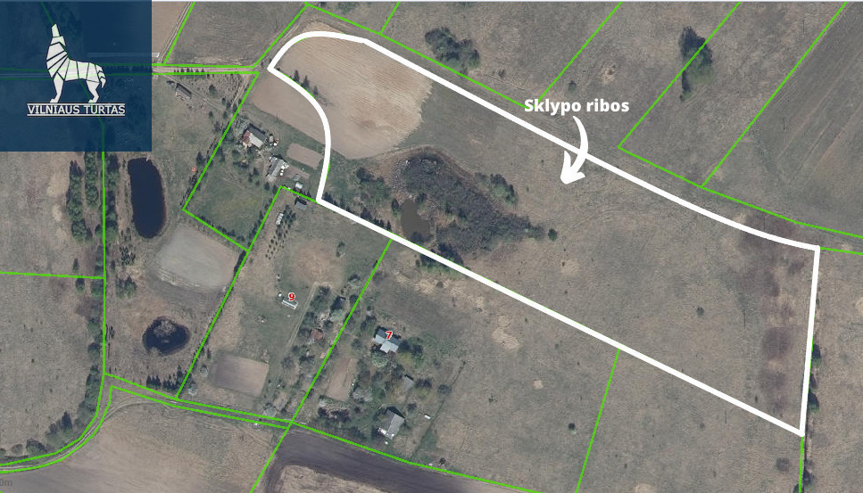 Parduodamas  sklypas Skrudėnų k., Vilniaus r. sav., 312 a ploto 9