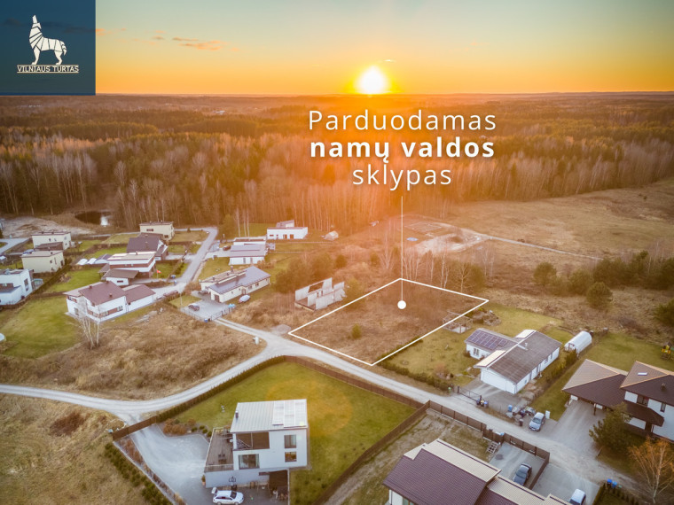 Parduodamas  sklypas Pievų g., Pikutiškių k., Vilniaus r. sav., 15.68 a ploto 1