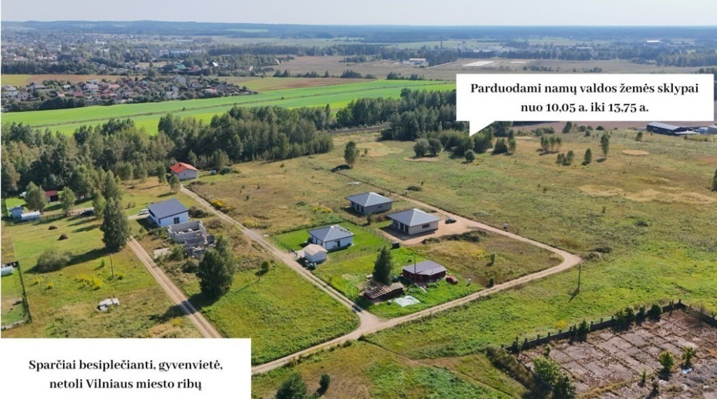 Parduodamas  sklypas Bruknių g., Katiliškių k., Vilniaus r. sav., 13.25 a ploto 7