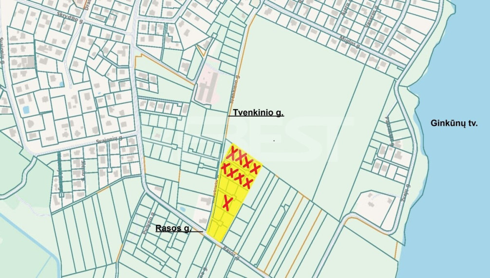 Parduodamas namų valdos paskirties sklypas Tvenkinio g., Žuvininkų k., Šiaulių r. sav., 8.17 a ploto 4