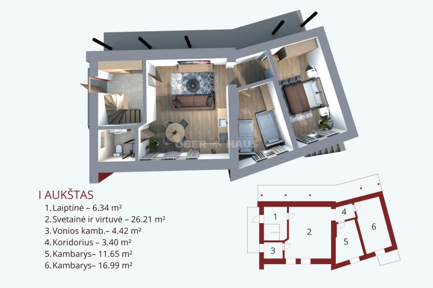Parduodamas namas Ievos Kalno g., Neringos m., Neringos sav., 192.45 m2 ploto, 3 aukštai 23