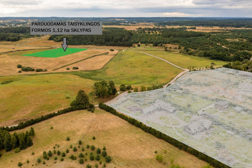 Parduodamas  sklypas Salkininkų k., Trakų r. sav., 112 a ploto 1