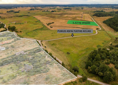 Parduodamas sklypas Salkininkų k., Trakų r. sav., 112 a ploto Parduodamas sklypas Salkininkų k., Trakų r. sav., 112 a ploto