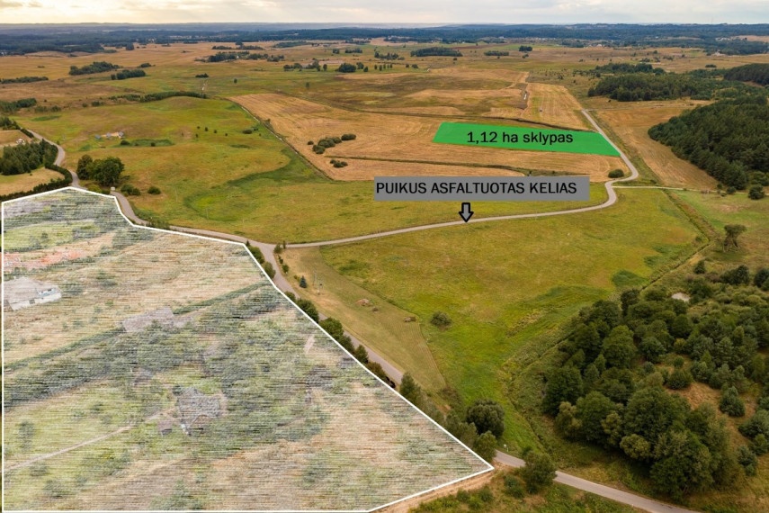 Parduodamas  sklypas Salkininkų k., Trakų r. sav., 112 a ploto 2