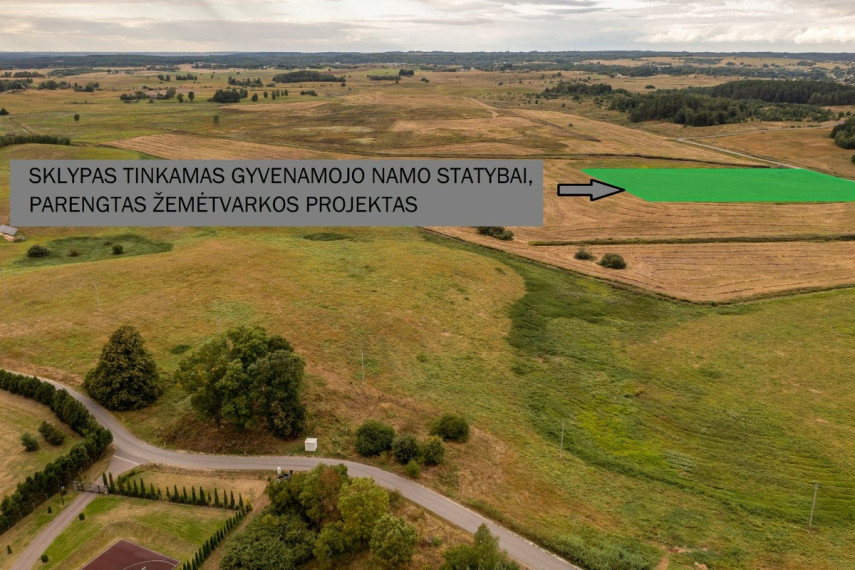 Parduodamas  sklypas Salkininkų k., Trakų r. sav., 112 a ploto 3