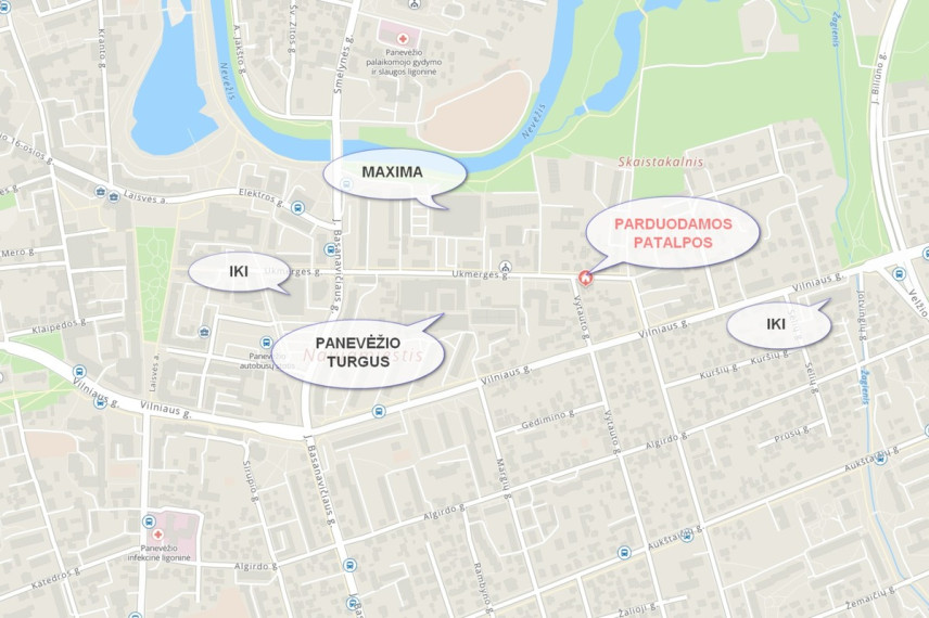 Parduodamos kitos paskirties patalpos Ukmergės g., Panevėžio m., Panevėžio m. sav., 38.78 m2 ploto 12