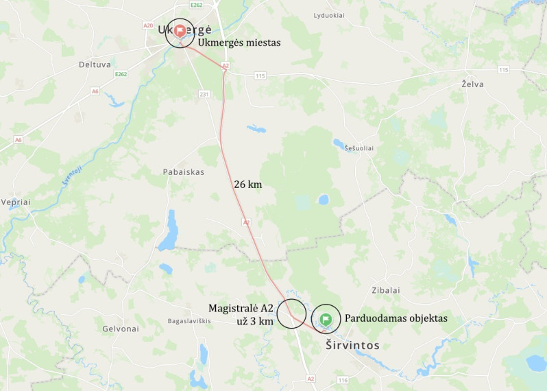 Parduodamas  sklypas Veterinarijos g., Akmenių k., Širvintų r. sav., 56 a ploto 17