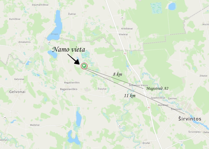 Parduodamas namas Vaiškūnų g., Jakūbonių k., Širvintų r. sav., 175.87 m2 ploto, 1 aukštai 35