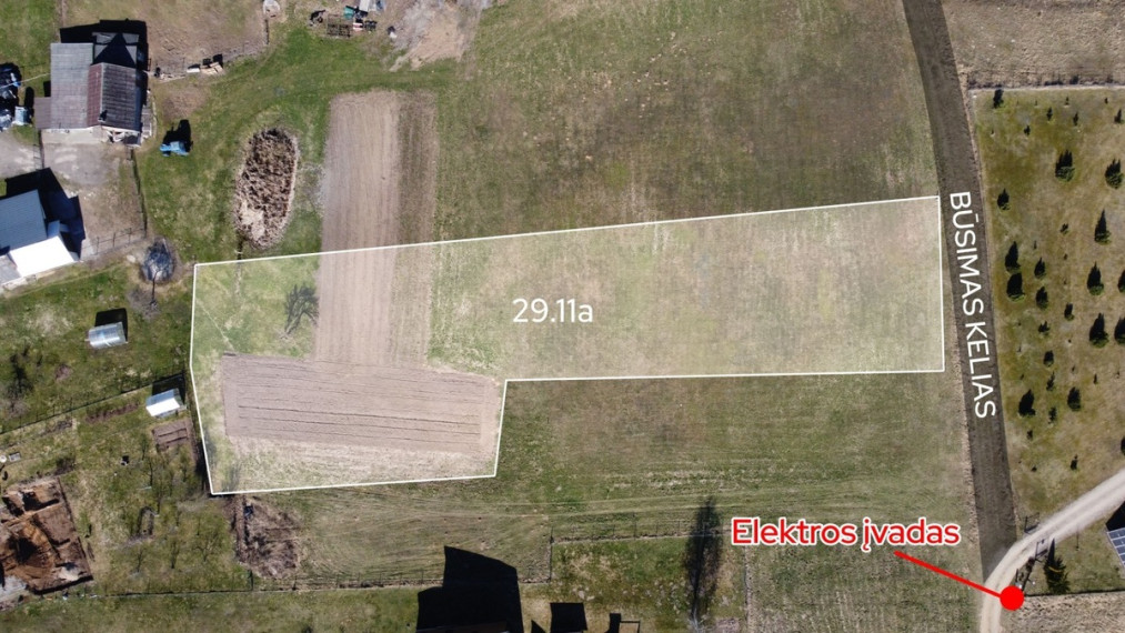 Parduodamas kitos paskirties sklypas Kalvių g., Ragožių k., Jonavos r. sav., 29.11 a ploto 4