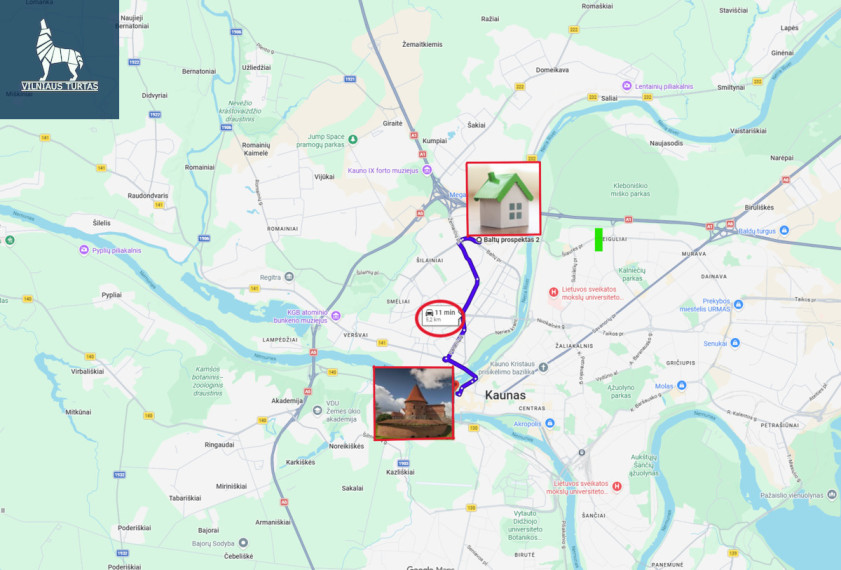Parduodamas butas Baltų pr., Šilainiai, Kauno m., Kauno m. sav., 39.23 m2 ploto, 1 kambariai 21