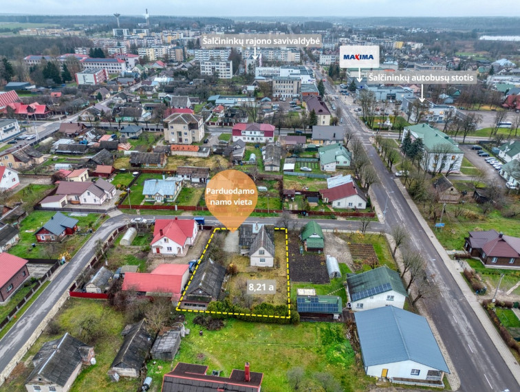 Parduodamas namas P. Bžostovskio g., Šalčininkų m., Šalčininkų r. sav., 98 m2 ploto, 1 aukštai 18