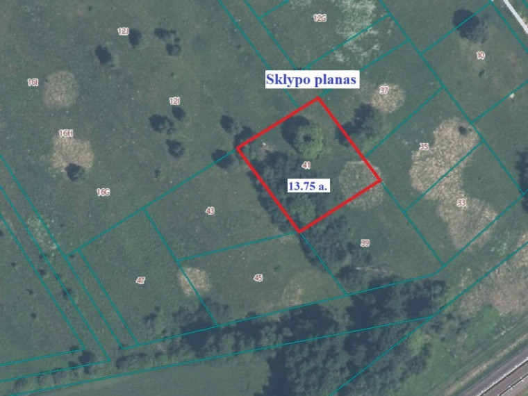 Parduodamas  sklypas Bruknių g., Katiliškių k., Vilniaus r. sav., 10.05 a ploto 7
