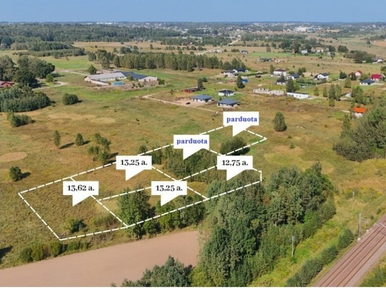 Parduodamas  sklypas Bruknių g., Katiliškių k., Vilniaus r. sav., 13.25 a ploto 7