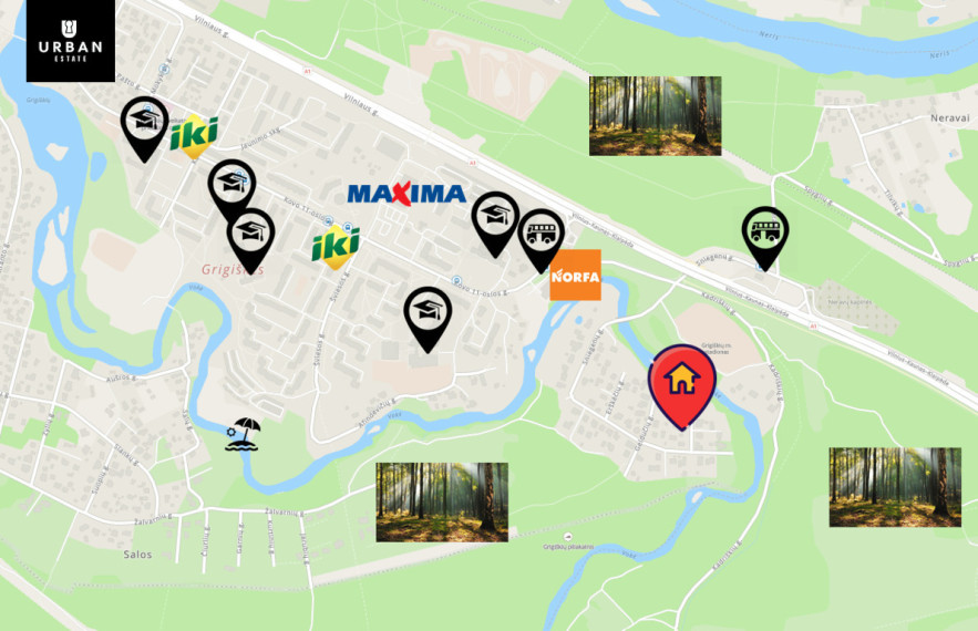 Parduodamas namas Upokšnio g., Grigiškėse, Vilniuje, 207.21 kv.m ploto, 1 aukštai 37